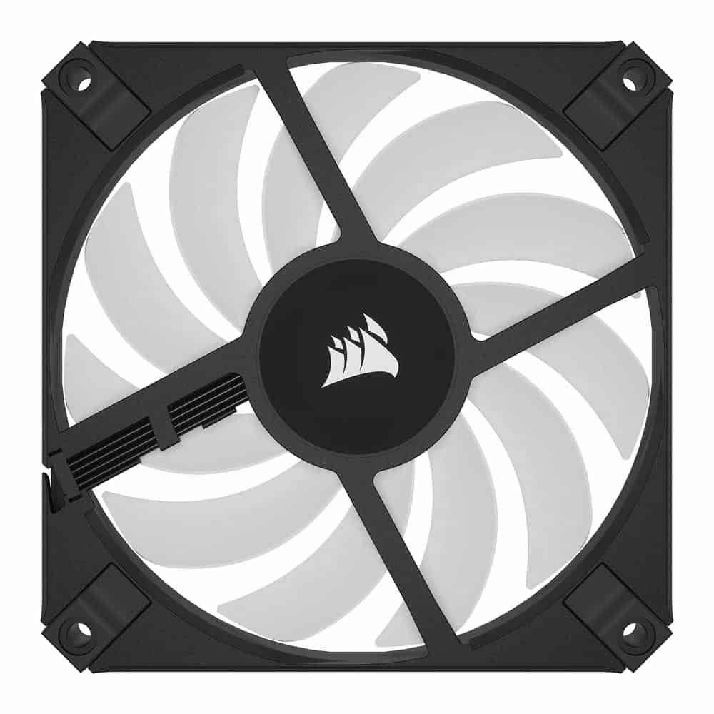 (image for) Corsair iCUE AF120 RGB SLIM Black 120mm 2 Fan + Lighting Node CORE Pack